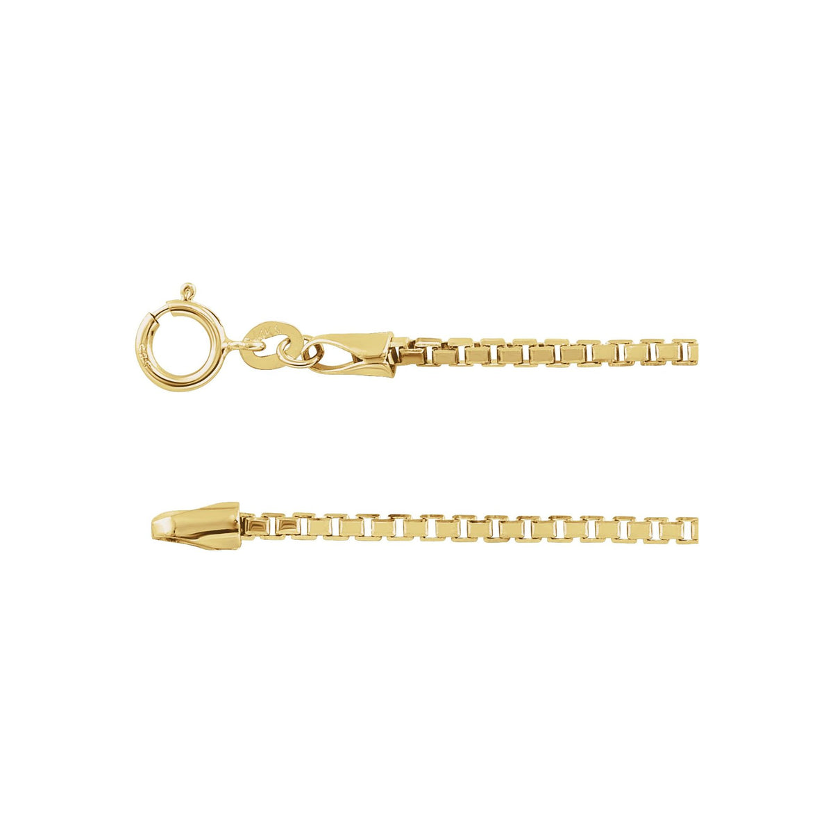 Diamond-Cut Box Chain 1.75mm