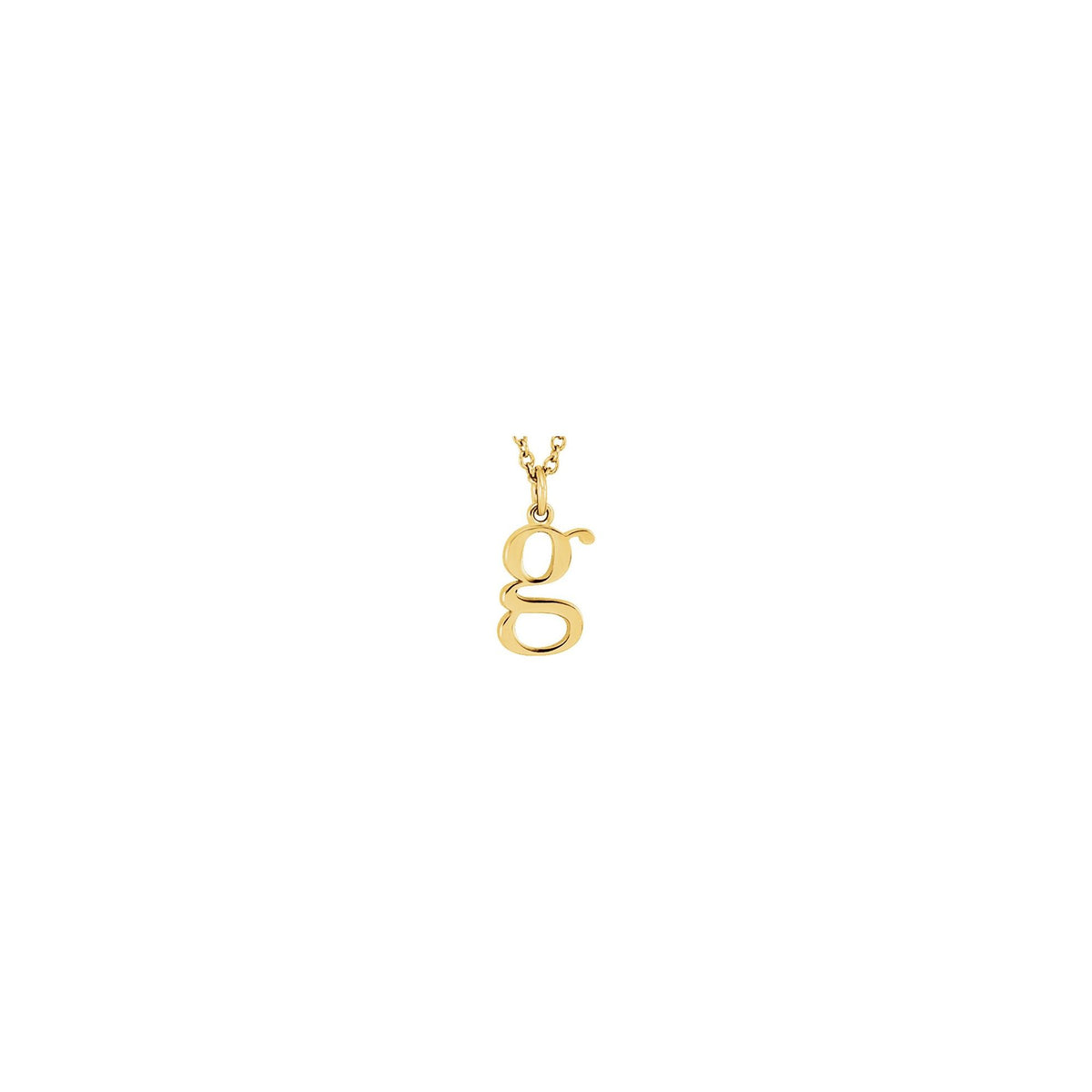 Lowercase Initial 16" Necklace