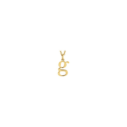 Lowercase Initial 16" Necklace