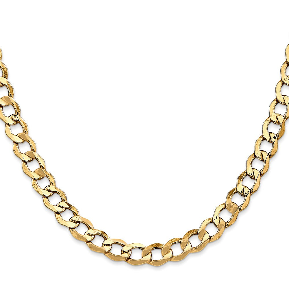 6.5mm Semi-Solid Curb Chain