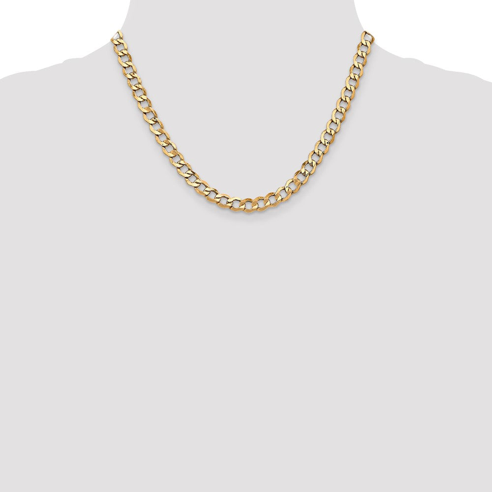 6.5mm Semi-Solid Curb Chain