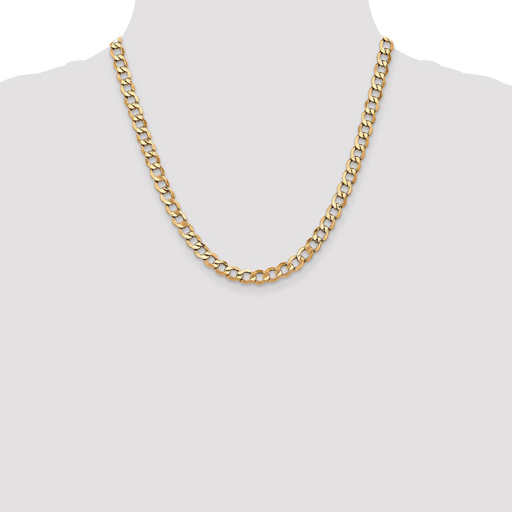6.5mm Semi-Solid Curb Chain