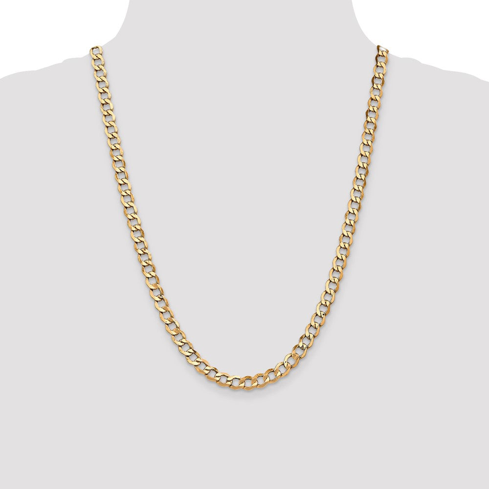 6.5mm Semi-Solid Curb Chain