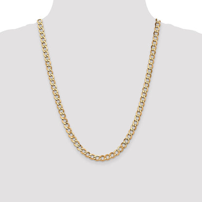 6.5mm Semi-Solid Curb Chain