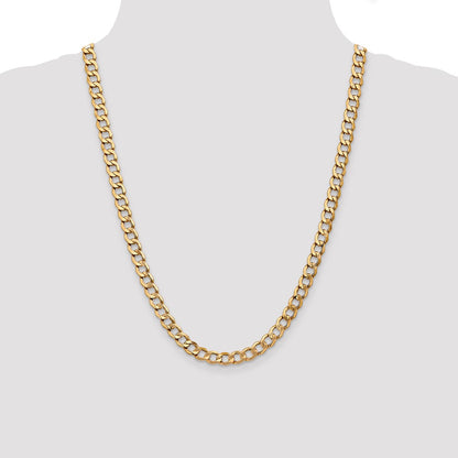 7mm Semi-Solid Curb Chain