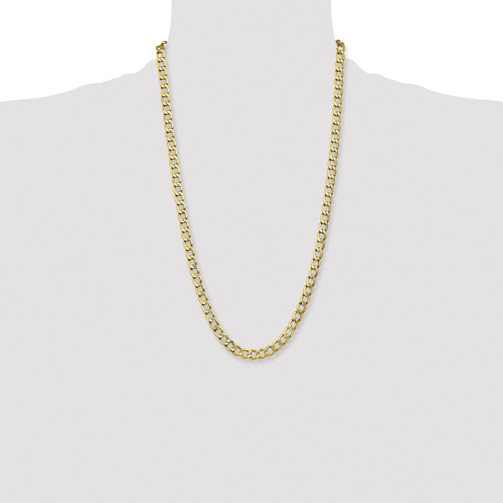 7mm Semi-Solid Curb Chain