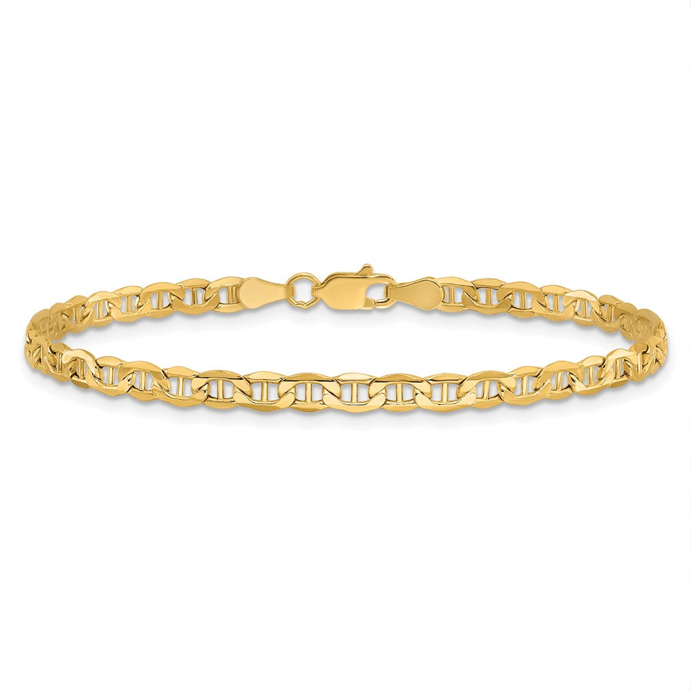 3.2mm Semi-Solid Anchor Chain Anklet 9"