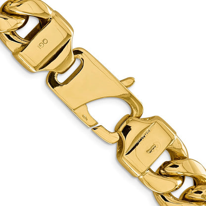 15mm Semi-Solid Miami Cuban Chain