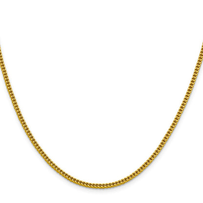 2.2mm Semi-Solid Franco Chain