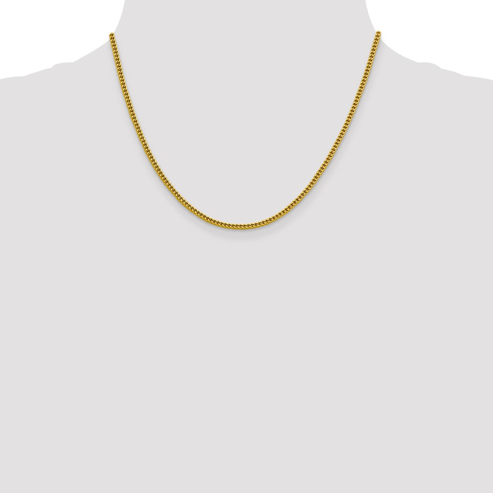 2.2mm Semi-Solid Franco Chain