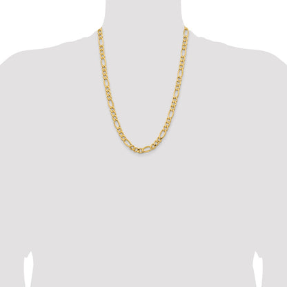 8.5mm Semi-Solid Figaro Chain