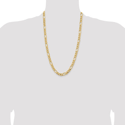8.5mm Semi-Solid Figaro Chain