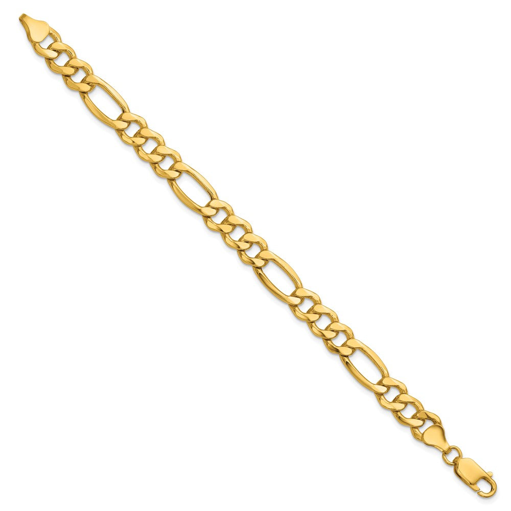 8.5mm Semi-Solid Figaro Chain