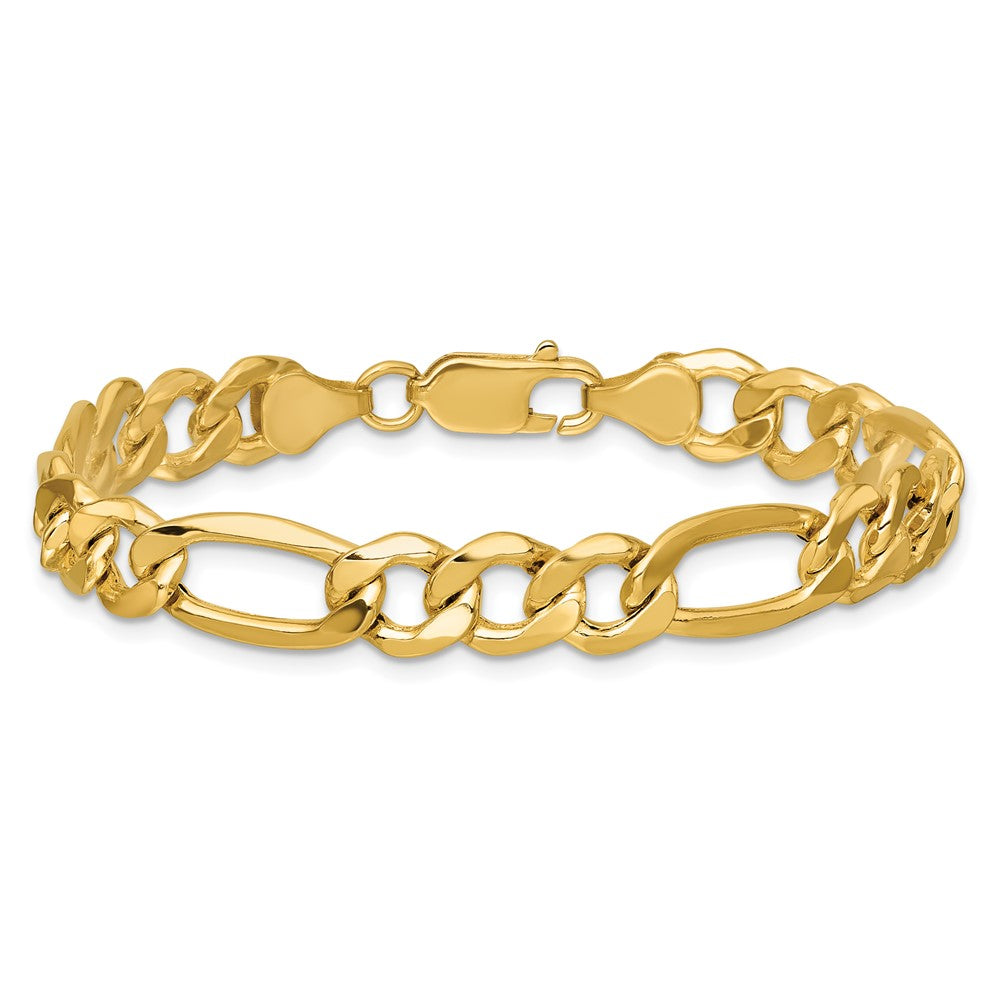 8.5mm Semi-Solid Figaro Chain