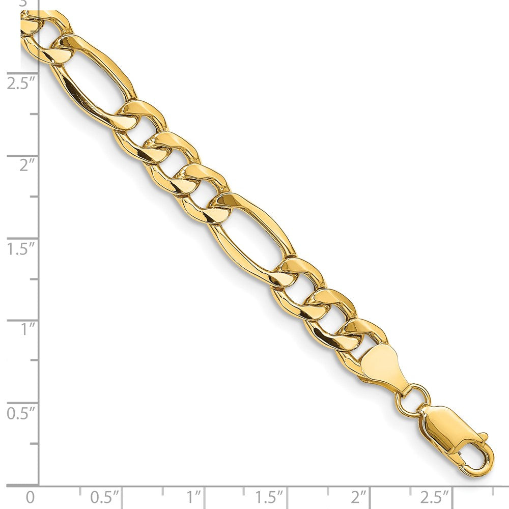 8.5mm Semi-Solid Figaro Chain