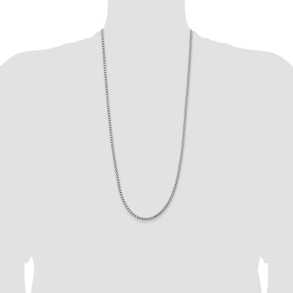 3.6mm Semi-Solid Round Box Chain