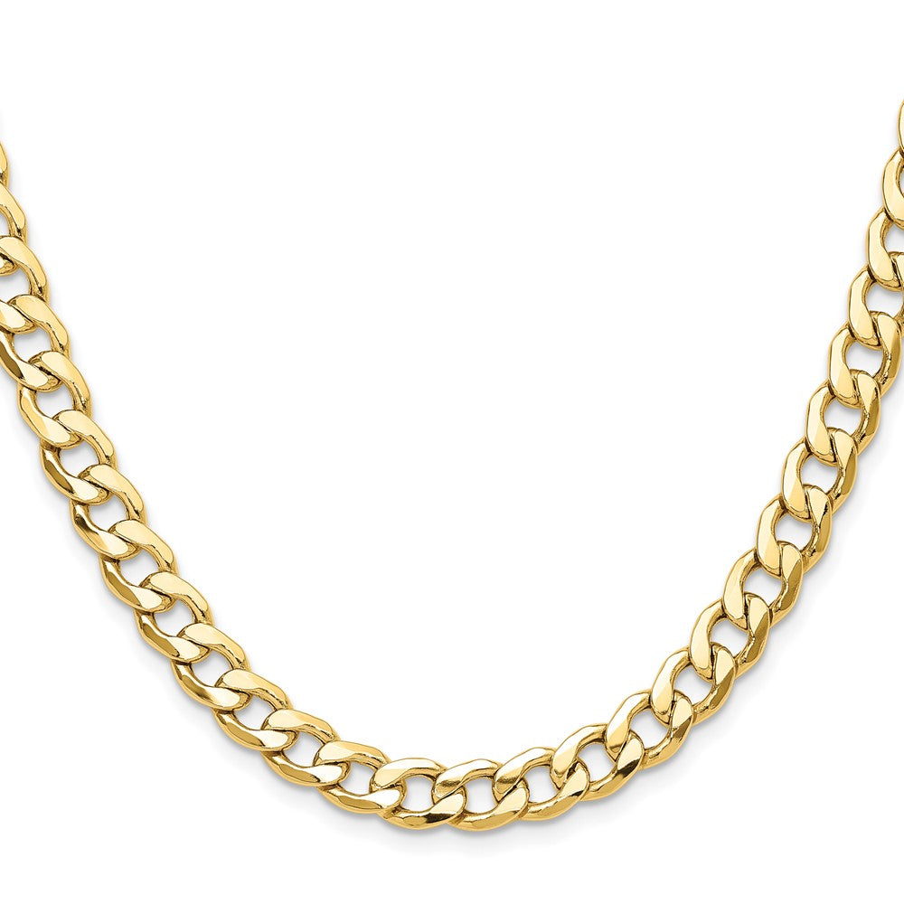7.5mm Semi-Solid Curb Chain