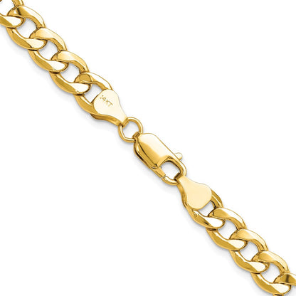 7.5mm Semi-Solid Curb Chain