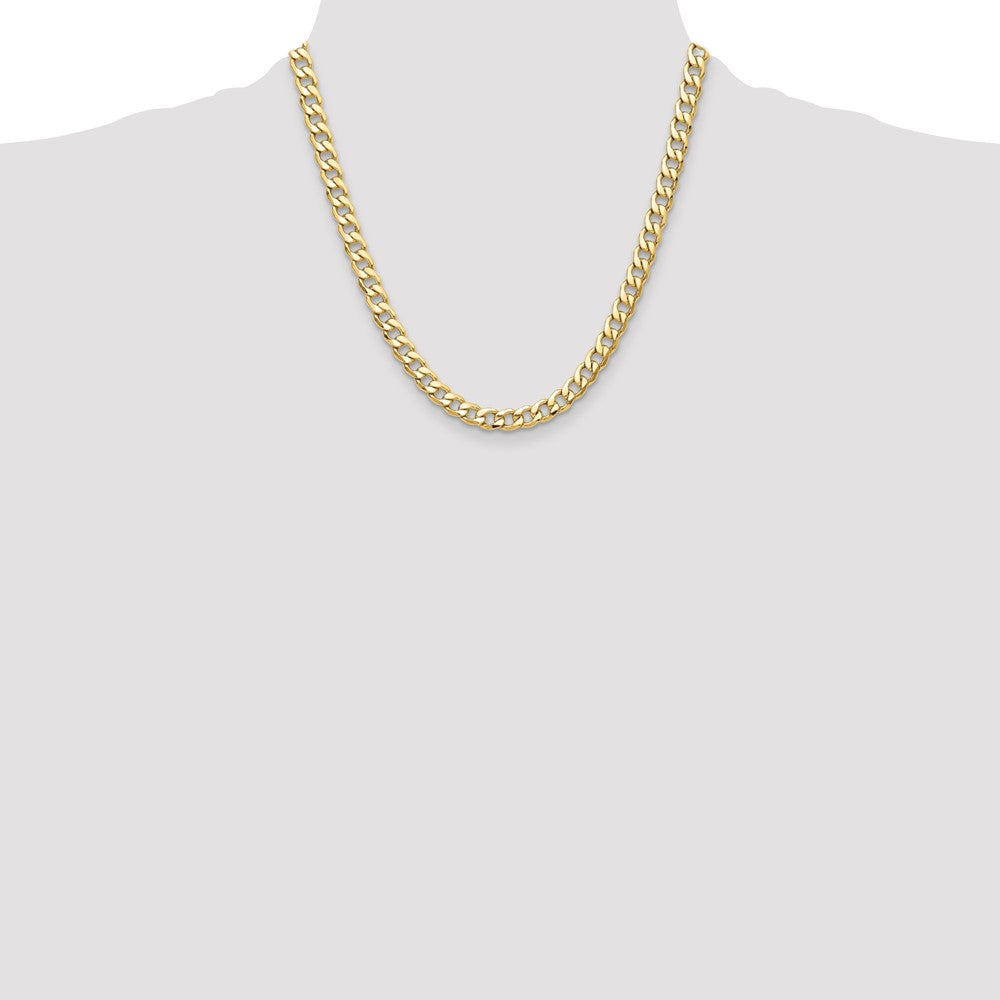 7.5mm Semi-Solid Curb Chain