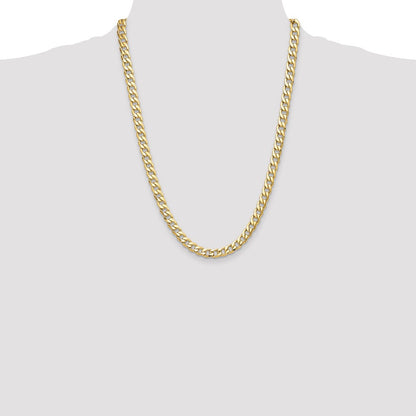 7.5mm Semi-Solid Curb Chain