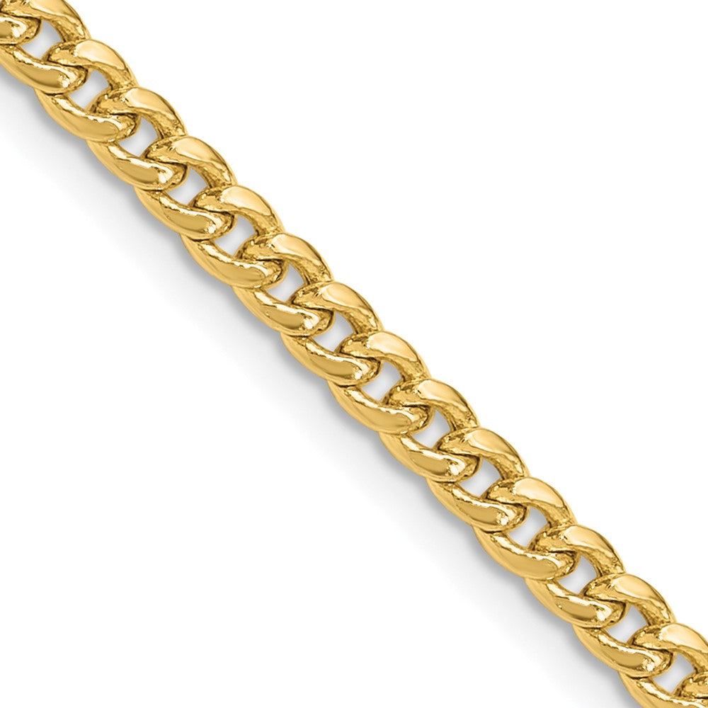 3.5mm Semi-Solid Miami Cuban Chain