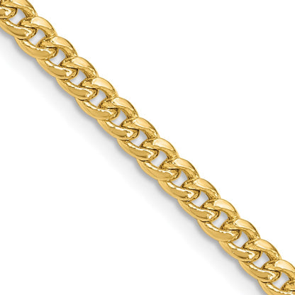 3.5mm Semi-Solid Miami Cuban Chain