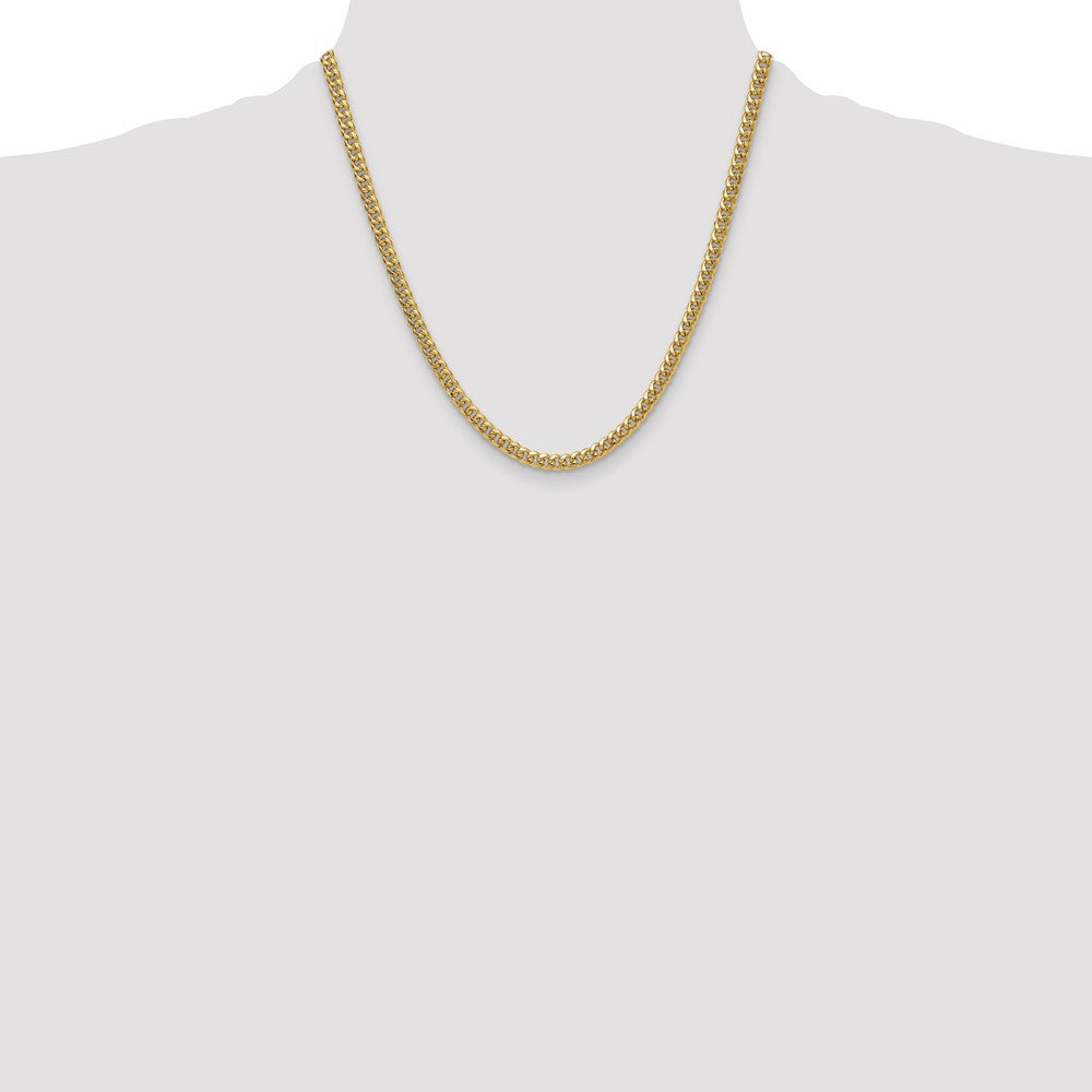 4.5mm Semi-Solid Miami Cuban Chain
