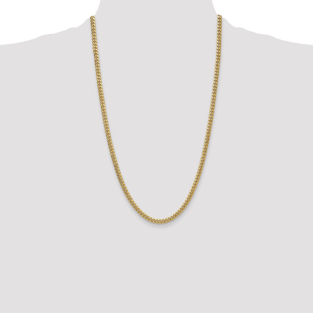 4.5mm Semi-Solid Miami Cuban Chain
