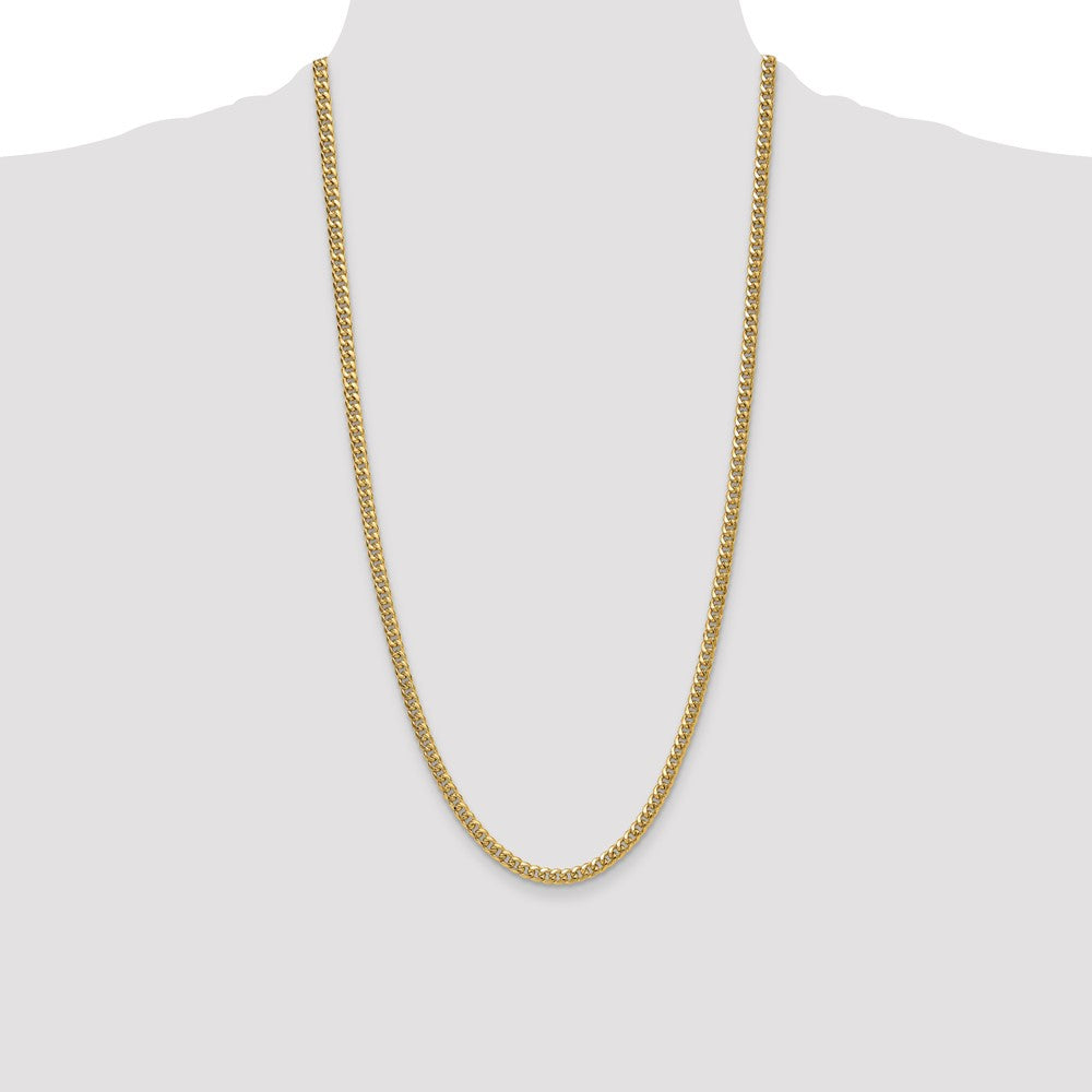 4.5mm Semi-Solid Miami Cuban Chain