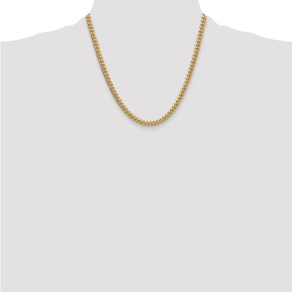 5.25mm Semi-Solid Miami Cuban Chain