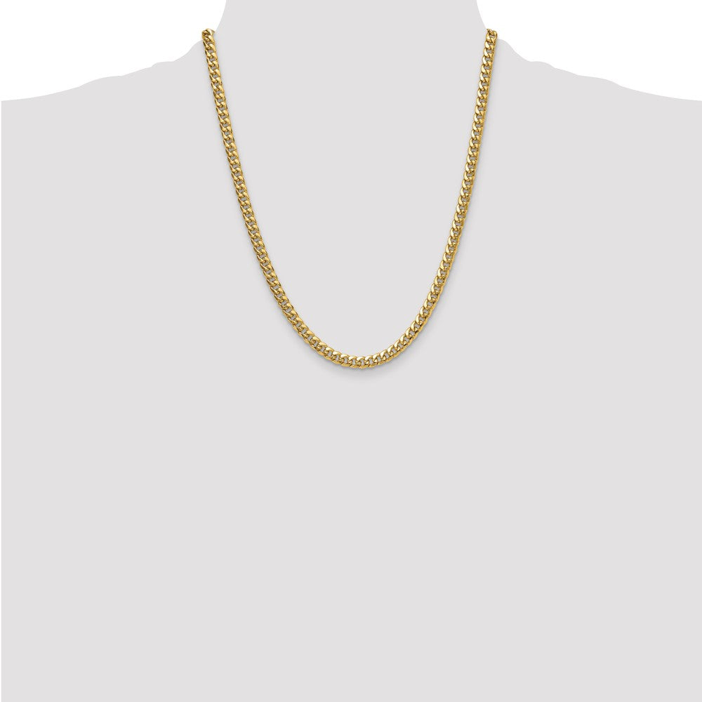 5.25mm Semi-Solid Miami Cuban Chain