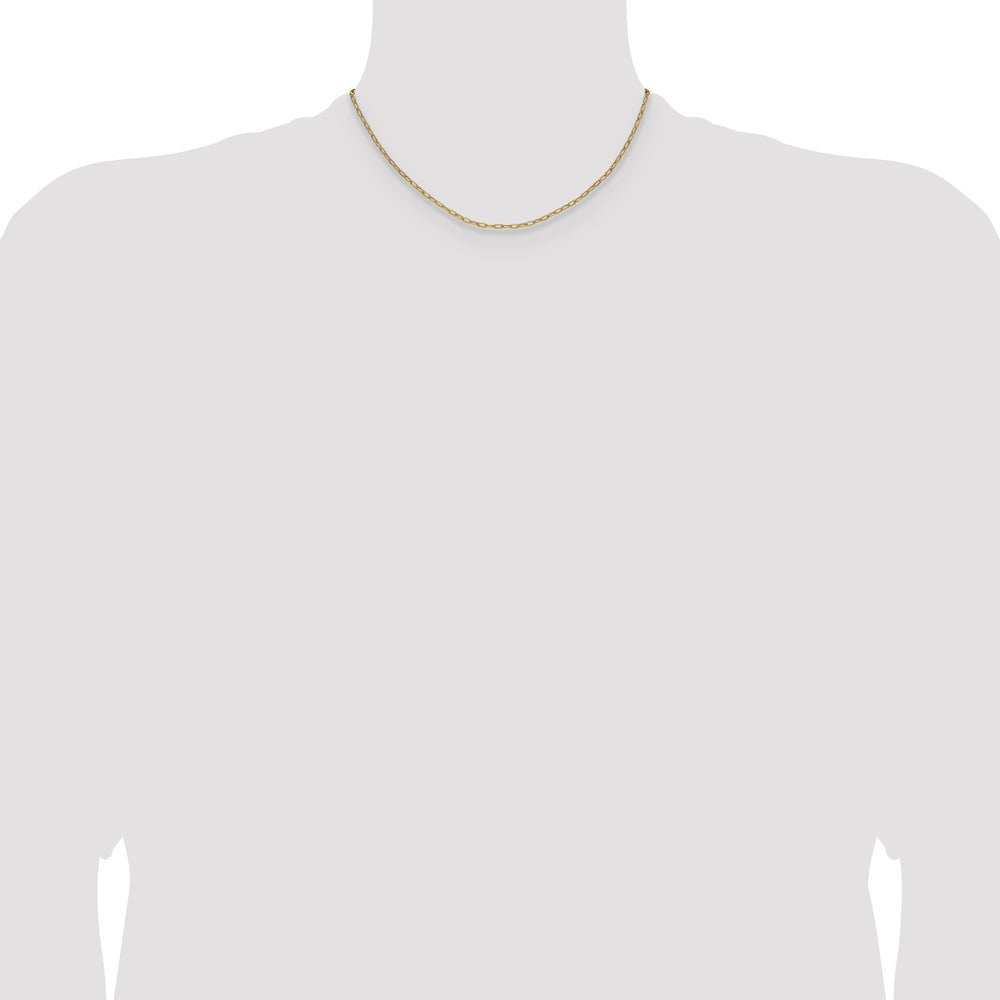 2.2mm Semi-Solid Beveled Paperclip Chain