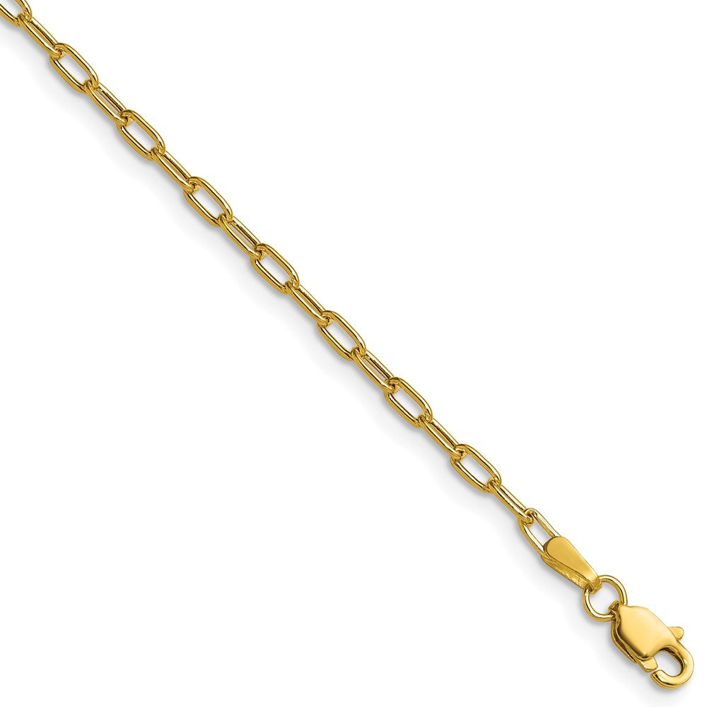 2.2mm Semi-Solid Beveled Paperclip Chain