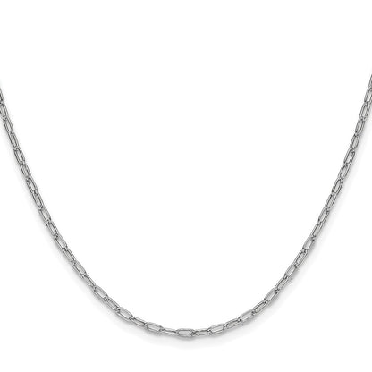 2.2mm Semi-Solid Beveled Paperclip Chain