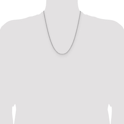 2.2mm Semi-Solid Beveled Paperclip Chain