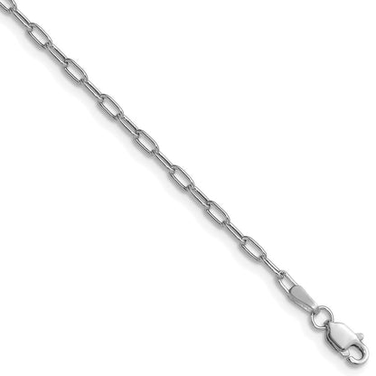 2.2mm Semi-Solid Beveled Paperclip Chain