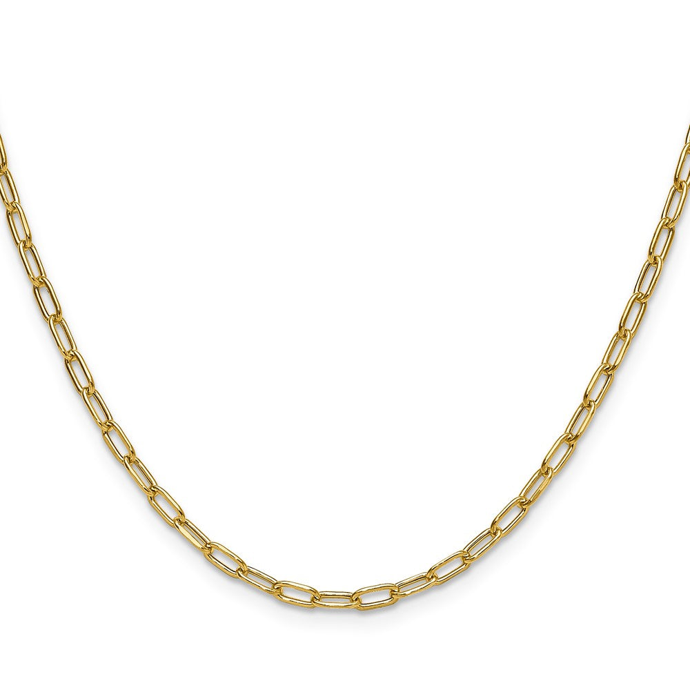 3.0mm Semi-Solid Beveled Paperclip Chain
