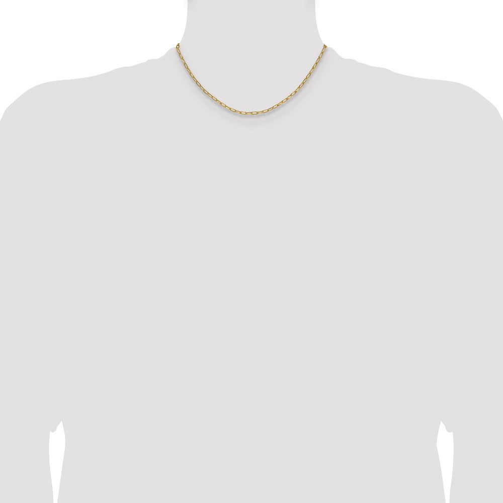 3.0mm Semi-Solid Beveled Paperclip Chain
