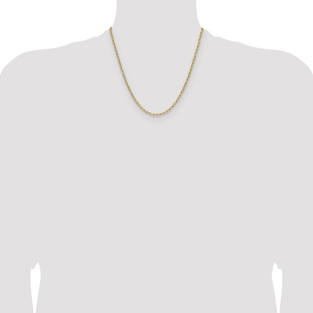 3.0mm Semi-Solid Beveled Paperclip Chain