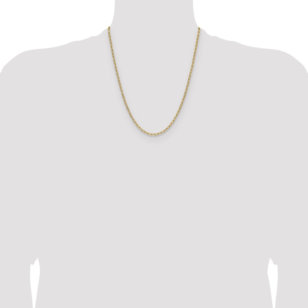 3.0mm Semi-Solid Beveled Paperclip Chain