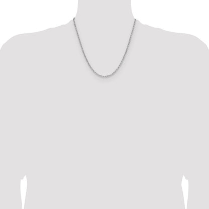 3.0mm Semi-Solid Beveled Paperclip Chain