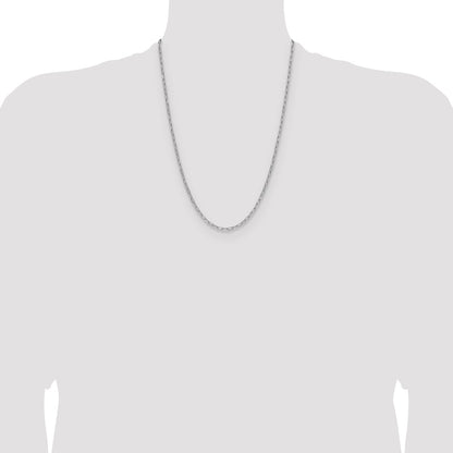 3.0mm Semi-Solid Beveled Paperclip Chain