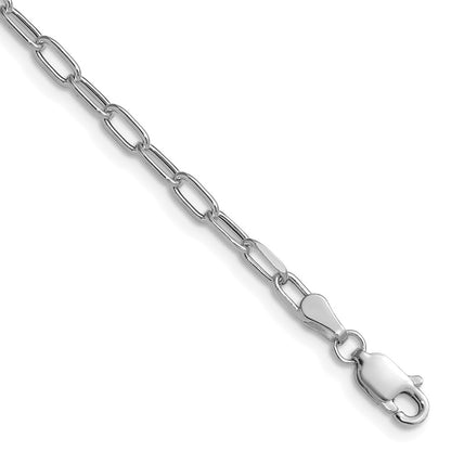 3.0mm Semi-Solid Beveled Paperclip Chain