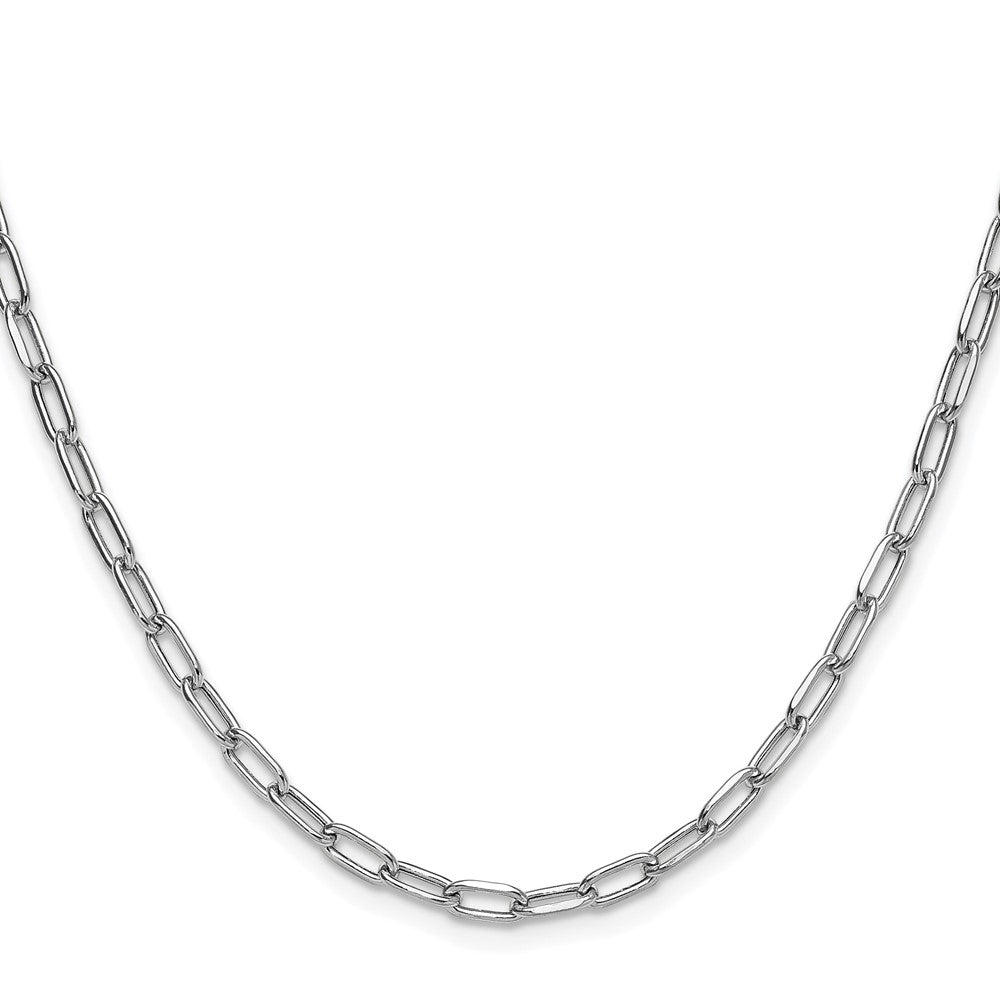 3.7mm Semi-Solid Beveled Paperclip Chain