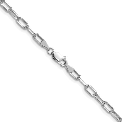 3.7mm Semi-Solid Beveled Paperclip Chain