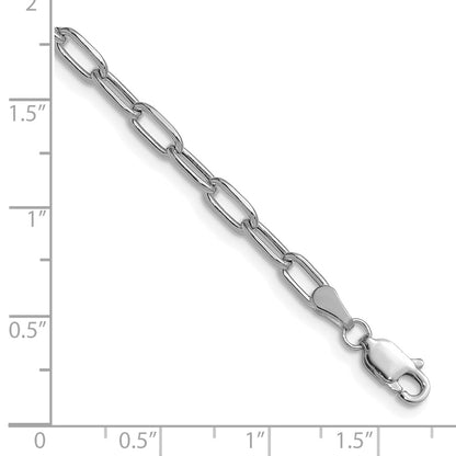 3.7mm Semi-Solid Beveled Paperclip Chain