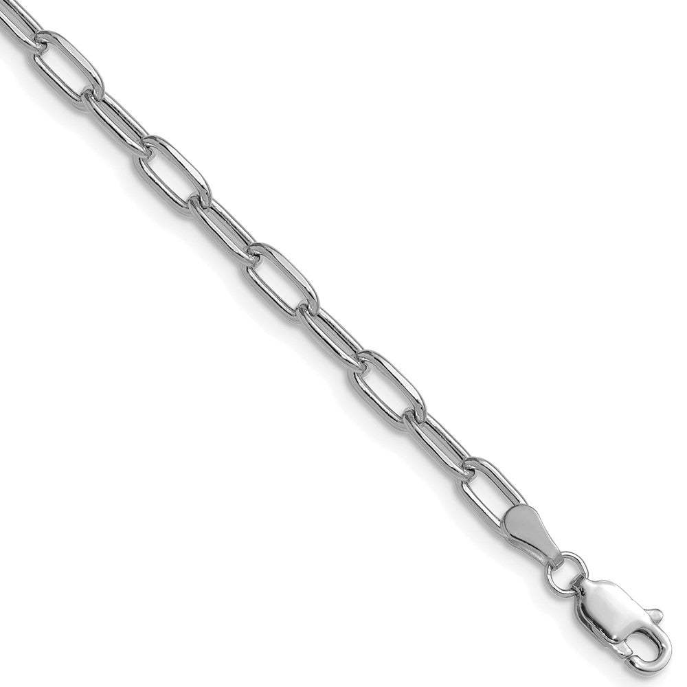 3.7mm Semi-Solid Beveled Paperclip Chain