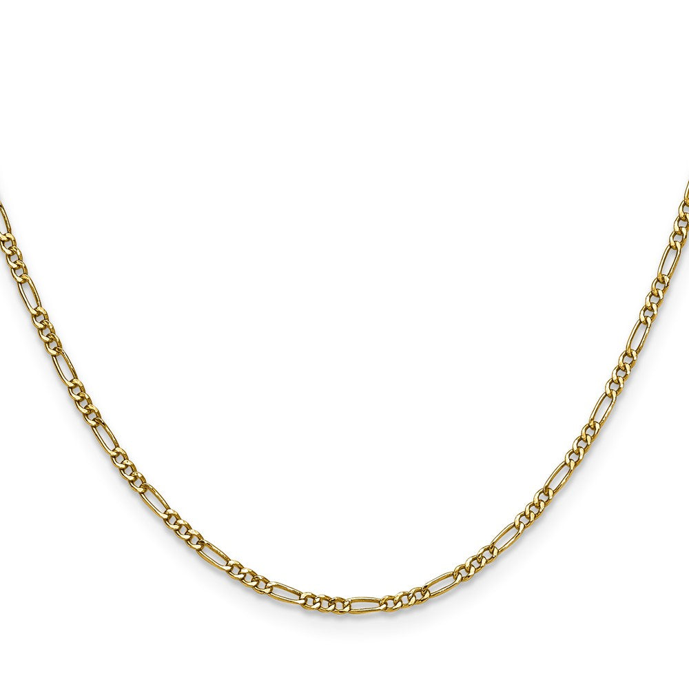 1.9mm Semi-Solid Figaro Chain