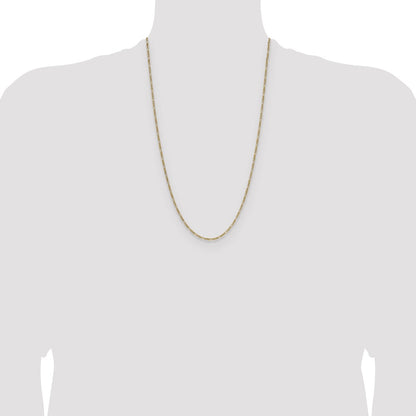 1.9mm Semi-Solid Figaro Chain