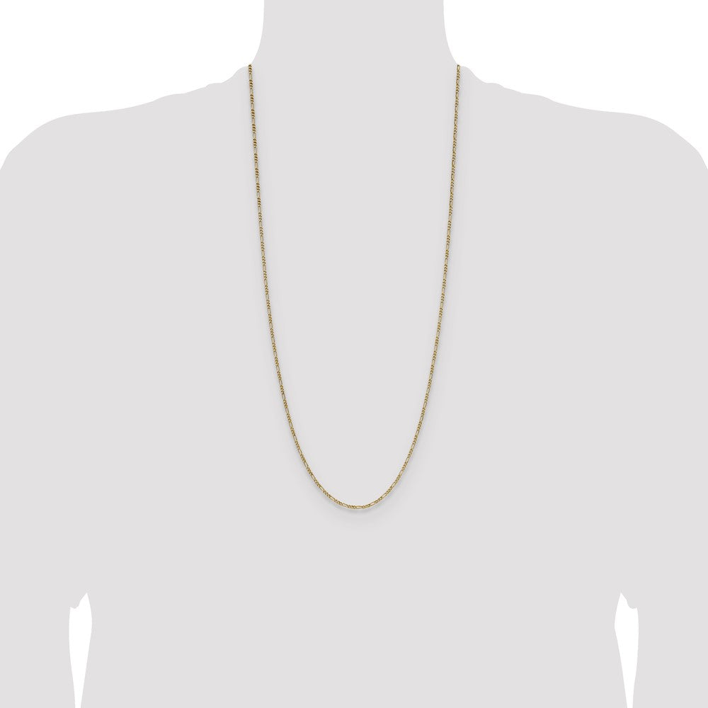 1.9mm Semi-Solid Figaro Chain